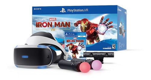 Playstation Oculos Ps4/ Ps5 Vr Iron Man Kit Move  Novo Nfe