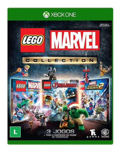 Lego Marvel Collection - 3 Jogos - Xbox One - Novo - Física