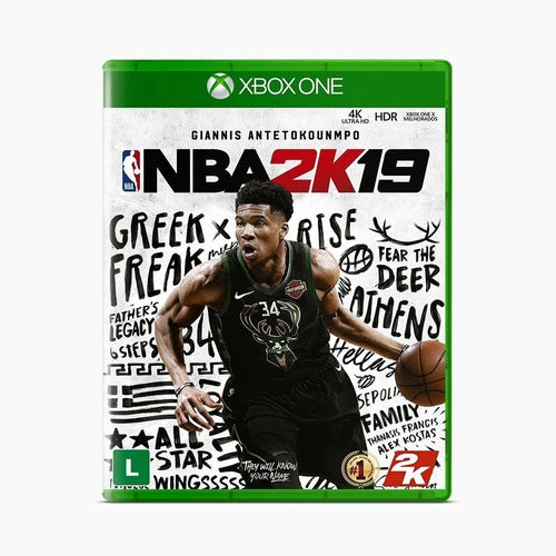 Jogo Xbox One Nba 2k19 Game Mídia Física