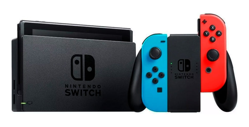 Console Nintendo Switch V2 32gb Mario Kart 8 Deluxe Cor Vermelho/Azul/Preto