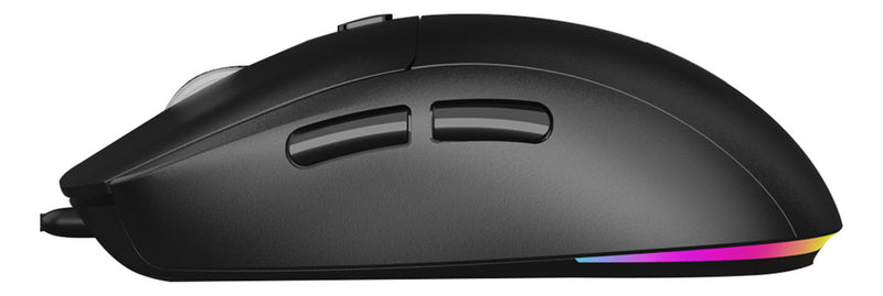 Mouse Gamer Para Jogo Usb Zon Evolut Ótico 7200 Dpi Efeitos Led Rgb Software Macro Programável Profissional