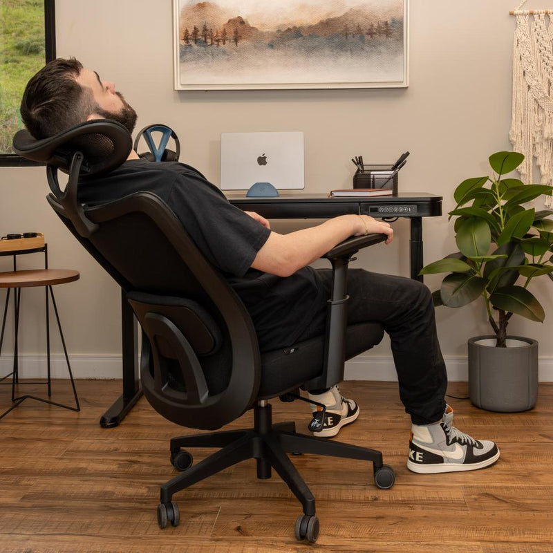 Cadeira Ergonômica De Escritório Astra Pro Preta Elements