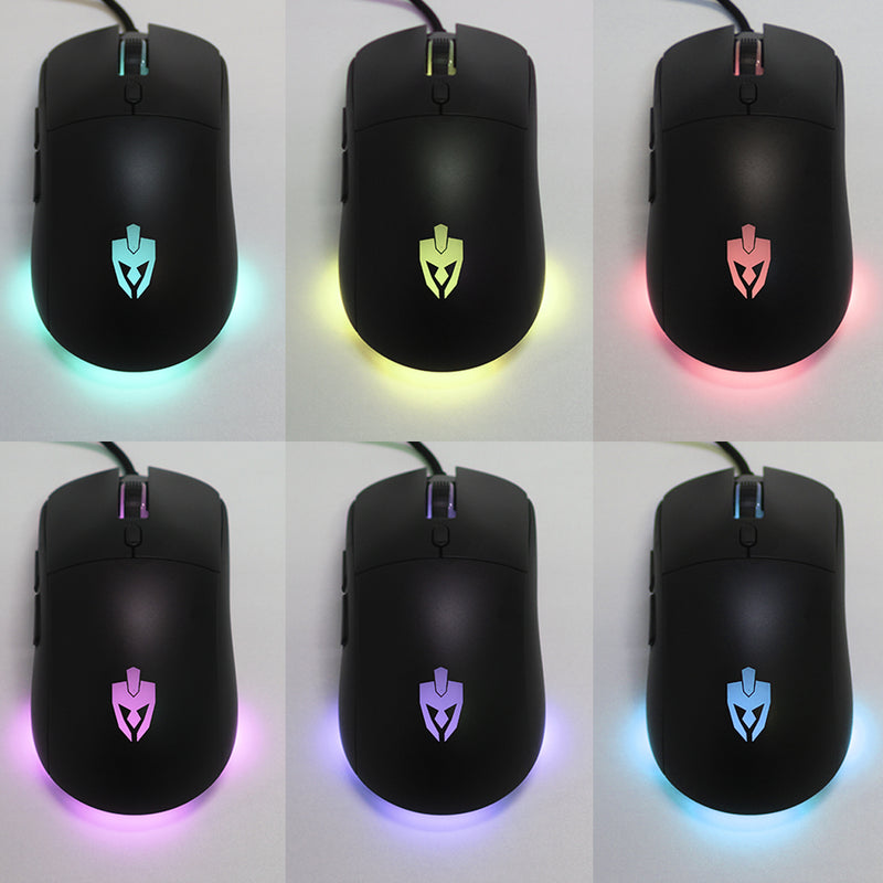 Mouse Gamer Para Jogo Usb Zon Evolut Ótico 7200 Dpi Efeitos Led Rgb Software Macro Programável Profissional