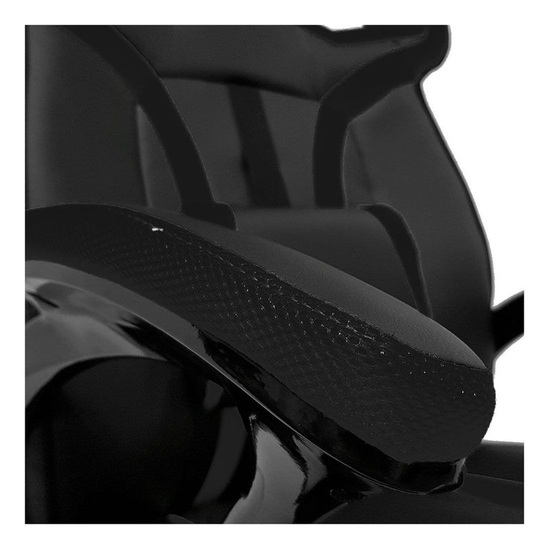 Cadeira de escritório Mymax MX1 gamer ergonômica preta com estofado em tecido sintético