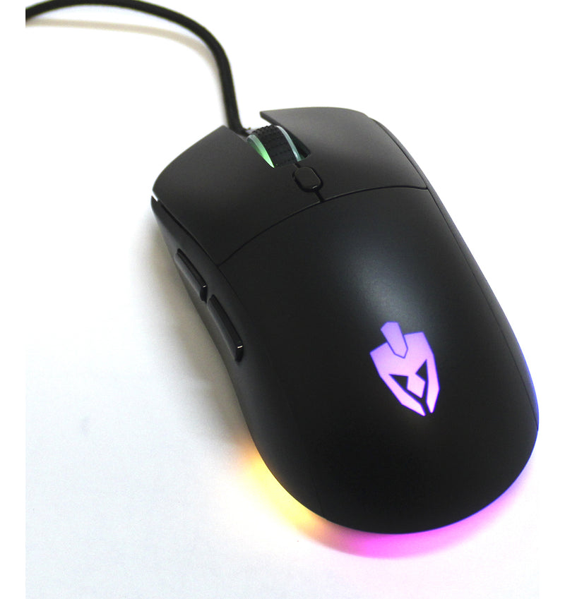 Mouse Gamer Para Jogo Usb Zon Evolut Ótico 7200 Dpi Efeitos Led Rgb Software Macro Programável Profissional
