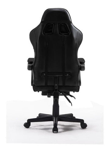 Cadeira Gamer Fox Racer Nordic Encosto Ajustavel - Preta Cor Preto Material do estofamento Couro sintético