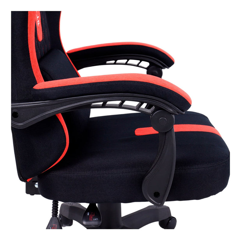 Cadeira Gamer Giratória Ergonômica Cor Preto e Vermelho GT Mars Goldentec