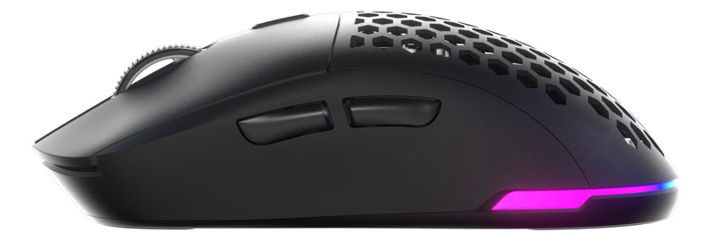 Fallen Mouse Gamer Pantera Pro Wireless Preto Sem Fio Com Led Rgb