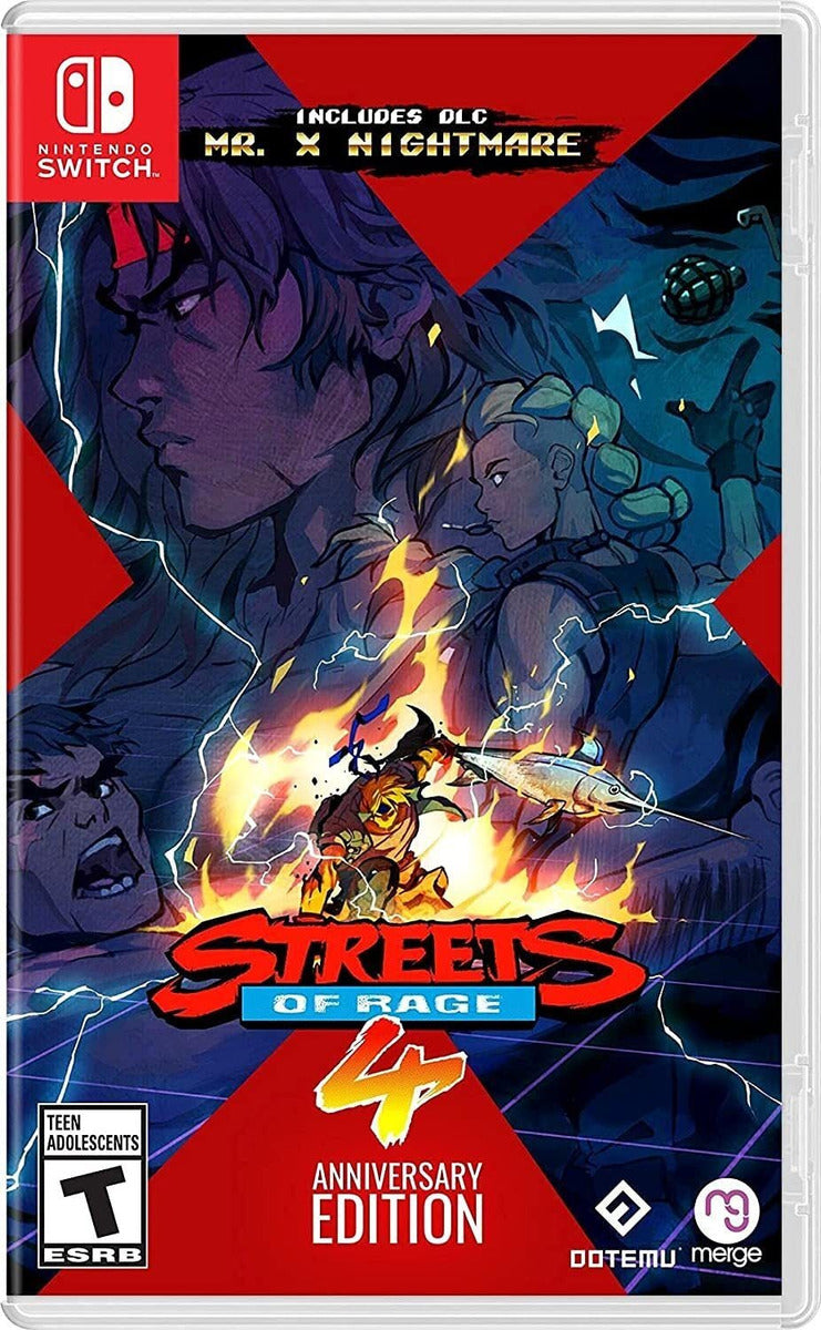 Streets of Rage 4 Anniversary Edition Dotemu Nintendo Switch Físico