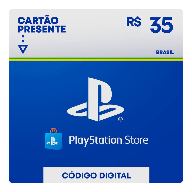 Cartão Cartão Playstation Store 35 Reais - Envio Imediato Psn Store Sony Digital 35BRL