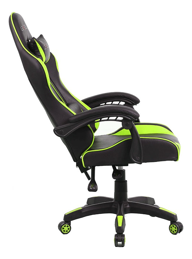 Cadeira Gamer Reclinável Ergonômica Giratória Level Lv-c01dn Cor Verde Material Do Estofamento Sintético Pu