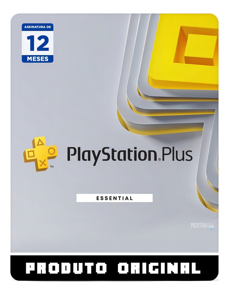 Cartão Psn Plus 12 Meses Br Brasil Brasileiro Playstation