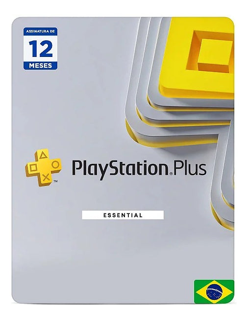 Cartão Digital PlayStation Plus 12 Meses Brasil - Ps3, Ps4, Ps5