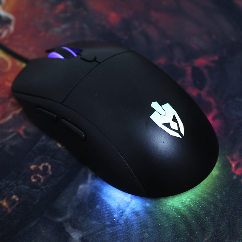 Mouse Gamer Para Jogo Usb Zon Evolut Ótico 7200 Dpi Efeitos Led Rgb Software Macro Programável Profissional