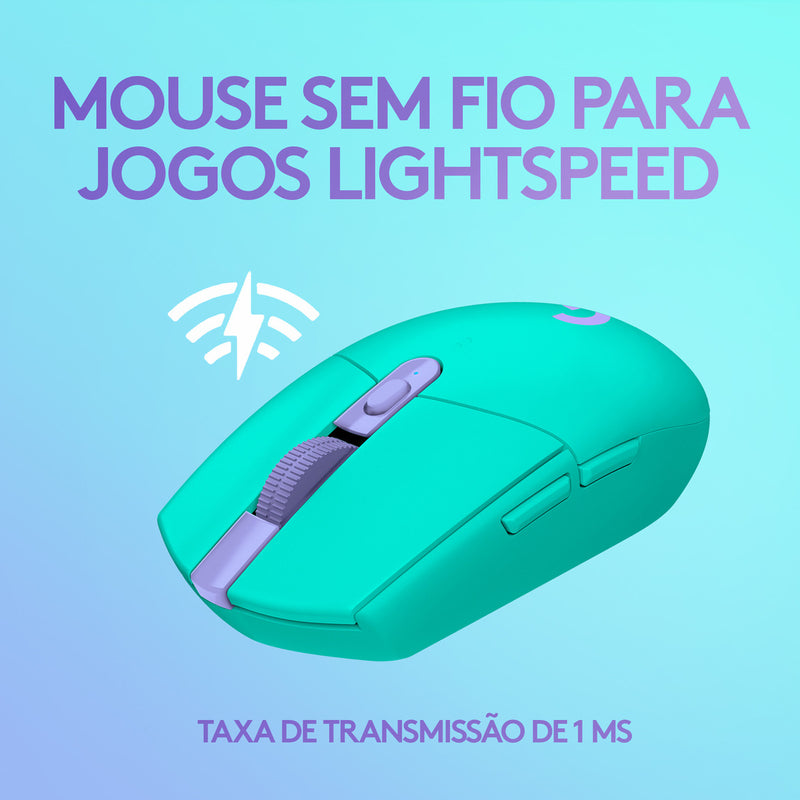 Mouse Sem Fio Para Jogos G305 Lightspeed Verde Logitech G