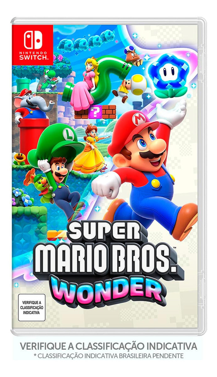 Jogo Super Marios Bros Wonder Mídia Física Nintendo Switch