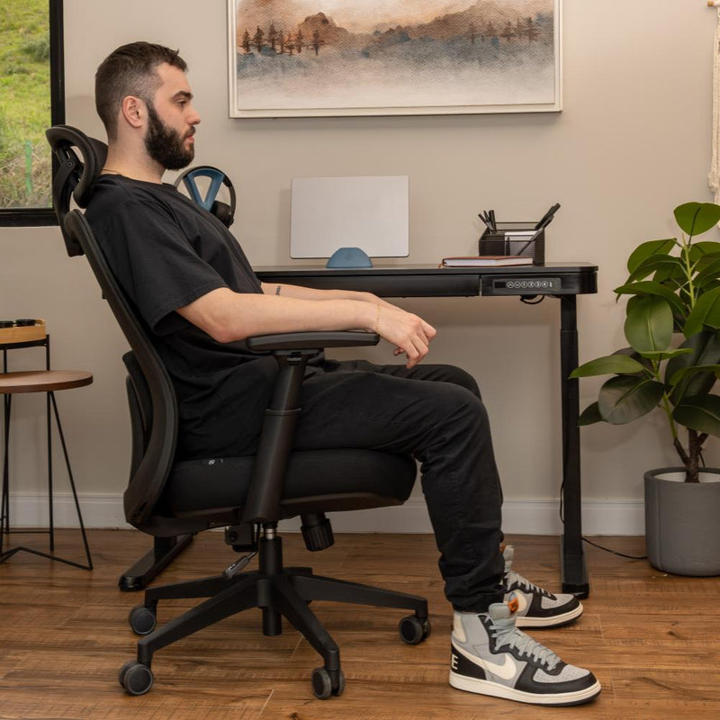 Cadeira Ergonômica De Escritório Astra Pro Preta Elements