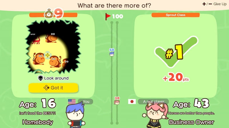 Big Brain Academy Brain Vs. Brain Switch - Físico