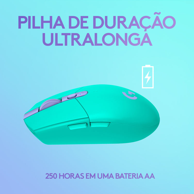 Mouse Sem Fio Para Jogos G305 Lightspeed Verde Logitech G