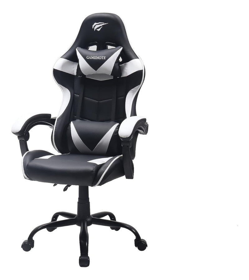 Cadeira Gamer Havit - Gc933 Ultimate - Preta E Branca Cor Preto