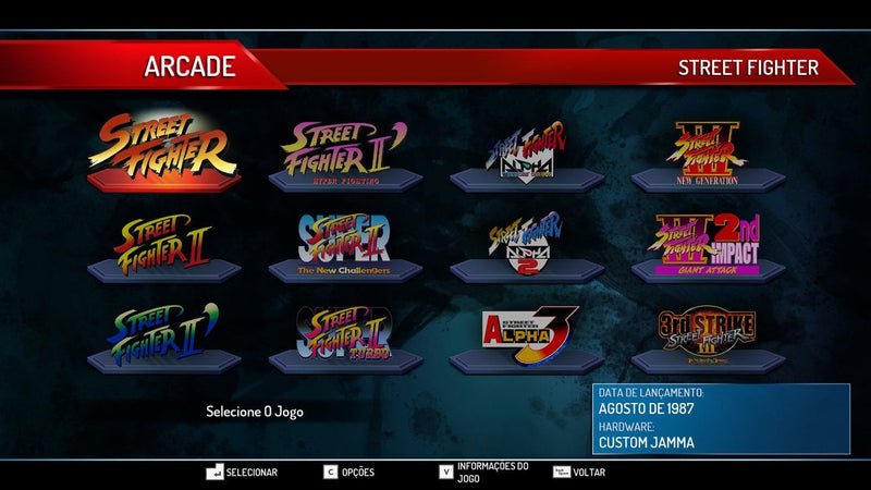 Street Fighter 30th Anniversary Collection Standard Edition Capcom Nintendo Switch Físico