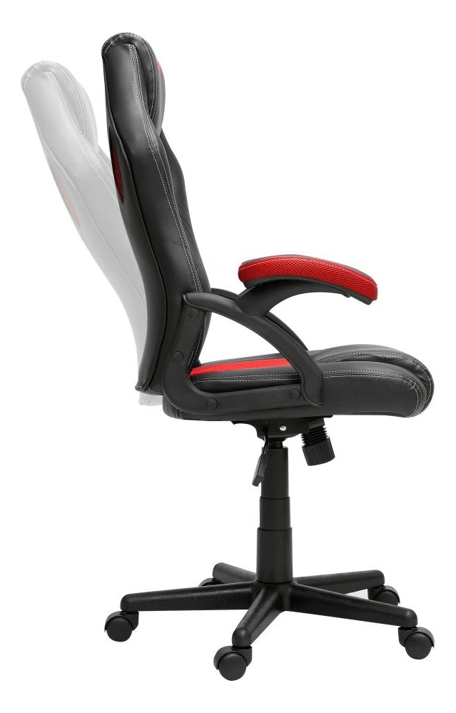 Cadeira Gamer Bright Ergonômica Reclinável - 602 Vermelho Material do estofamento ABS com tecido