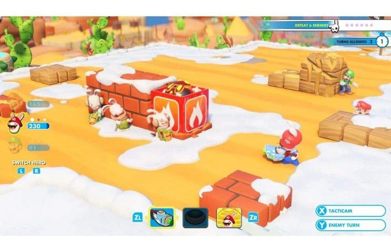 Mario + Rabbids Kingdom Battle Switch Midia Fisica