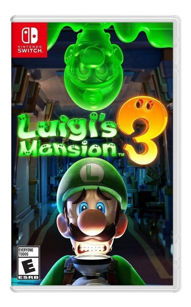 Luigis Mansion 3 Switch Midia Fisica Luigis Mansion 3 Standard Edition Nintendo Switch Físico