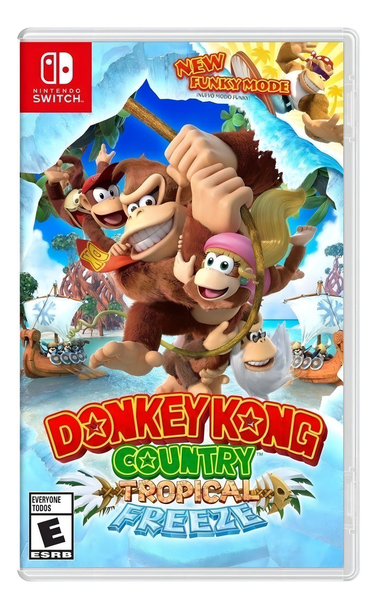 Jogo Donkey Kong Country Tropical Freeze Nintendo Switch - Físico