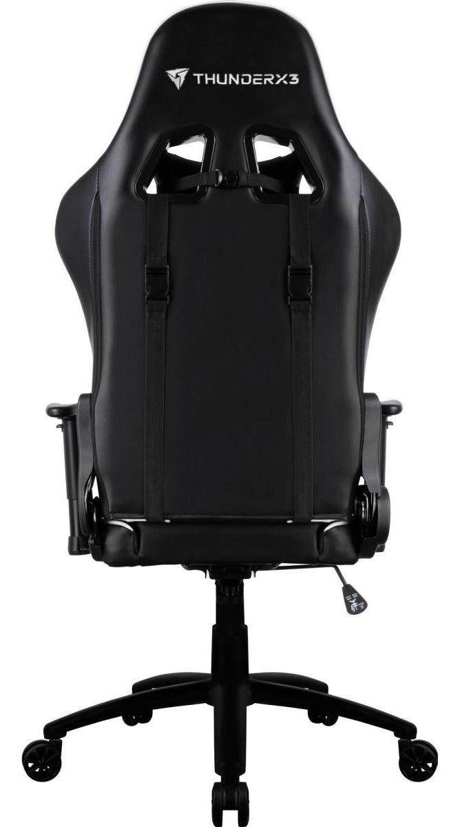 Cadeira Gamer De Escritório Ergonômica ThunderX3 Tgc12 Preto E Azul Revestimento Sintético