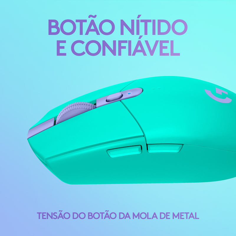 Mouse Sem Fio Para Jogos G305 Lightspeed Verde Logitech G