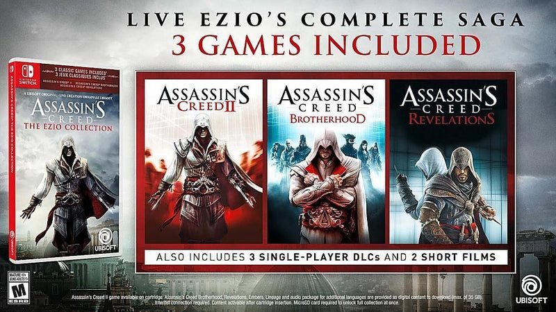 Assassin's Creed: The Ezio Collection Standard Edition Ubisoft Nintendo Switch Físico