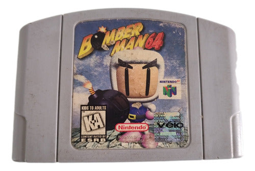Fita Cartucho Bomberman 64 Nintendo 64 Funcionando  (Usado)