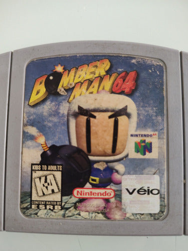 Fita Cartucho Bomberman 64 Nintendo 64 Funcionando  (Usado)