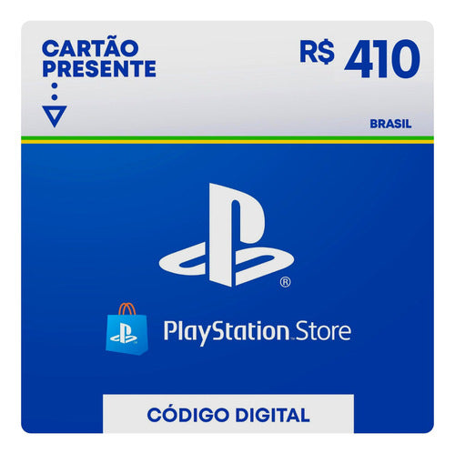 Giftcard Playstation Cartao Psn Card Brasil R$ 410 Reais