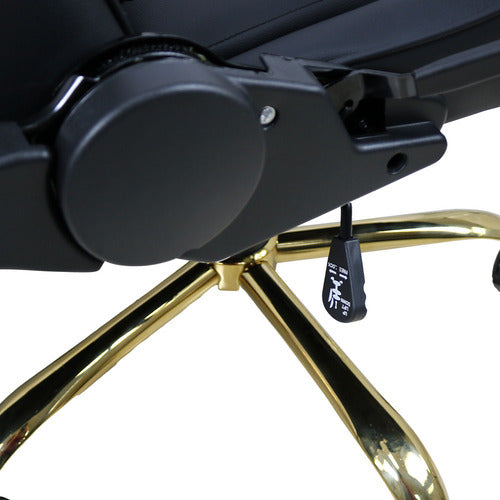 Cadeira Gamer Mymax Mx7 Preto Gold Edition