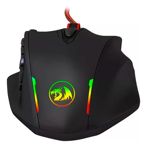 Mouse Para Jogo Redragon Impact M908 Preto