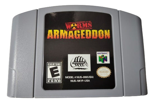 Worms Armageddon 64 Nintendo 64 Cartucho Fita