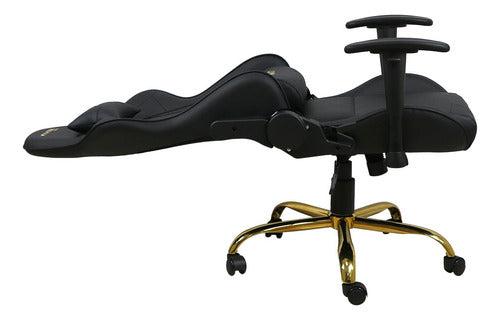 Cadeira Gamer Mymax Mx7 Preto Gold Edition
