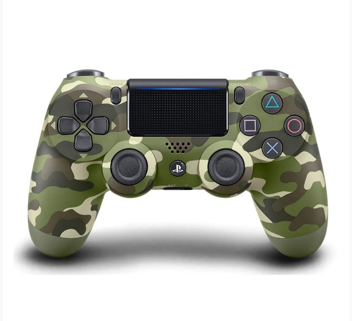 Controle DualShock 4 Wireless Green Camo Camuflado Verde - PS4