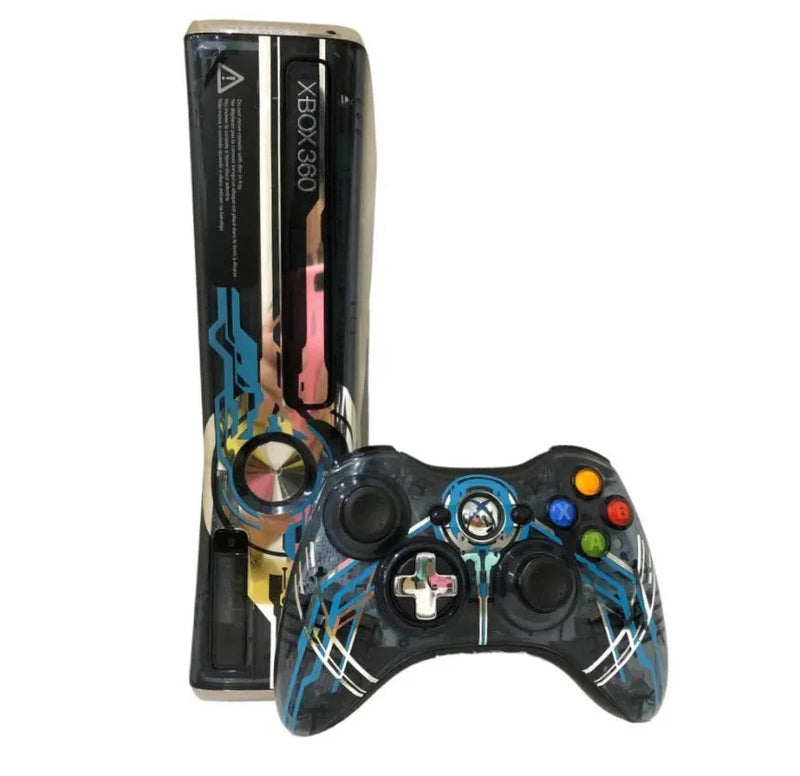 Console Xbox 360 Slim 320GB (Edição Limitada: Halo 4) - Microsoft + 1 Controle + 3 Jogos