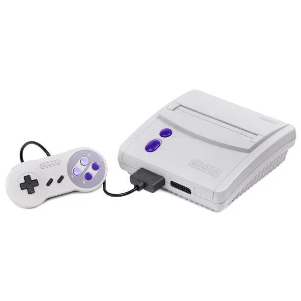 Console Super Nintendo Baby - SNES + 2 Controles + 2 Cartuchos