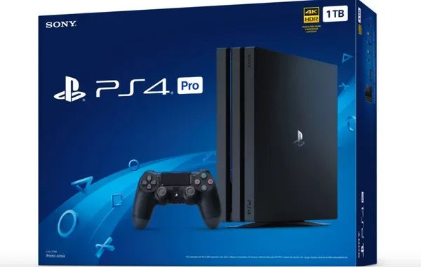 Sony PlayStation 4 Pro 1TB Standard Preto + 2 Controles + 5 Jogos