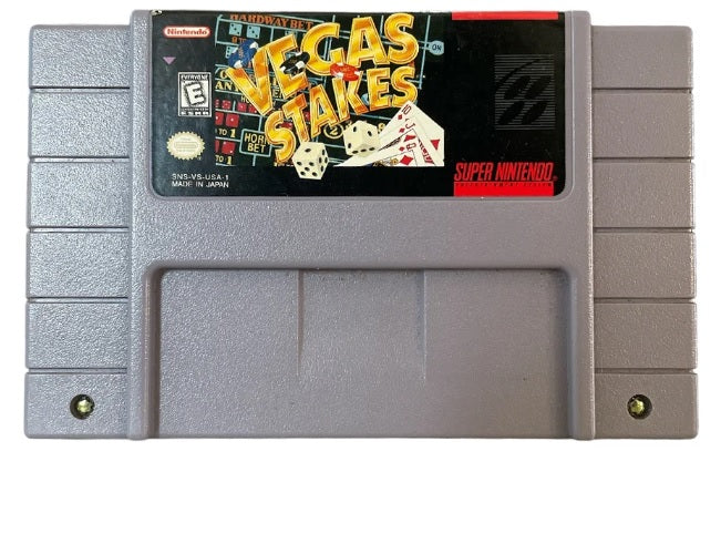 Jogo Vegas Stakes - SNES