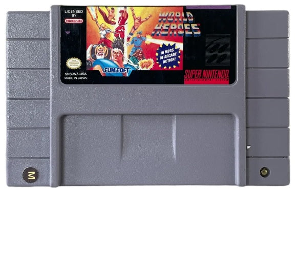 Jogo World Heroes - SNES