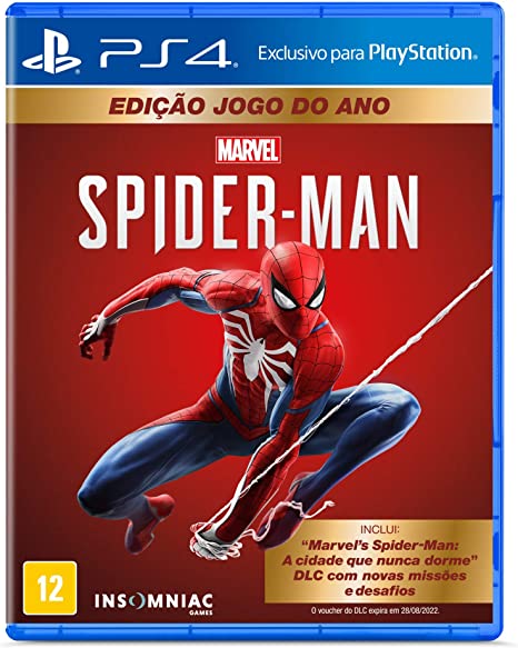MARVEL SPIDER-MAN - PS4 - Mídia Física