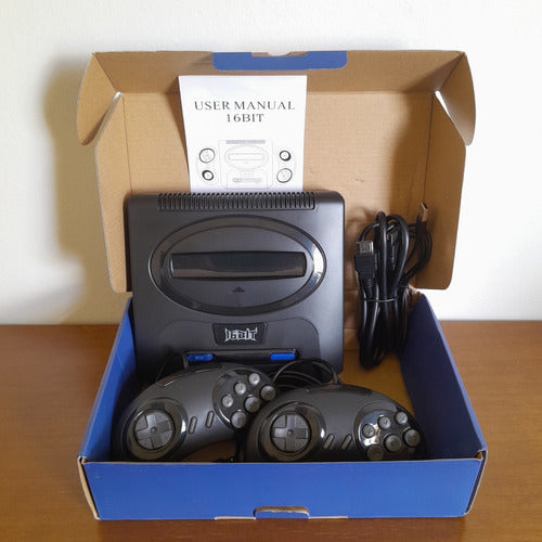Mega Drive + Nes - 2 Controles 6 Botões Jogos Tv