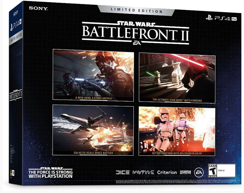 PlayStation 4 Pro 1TB Limited Console Star Wars Battlefront 2 PS4