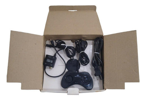Sega Saturn Preto - Caixa + 1 Jogo