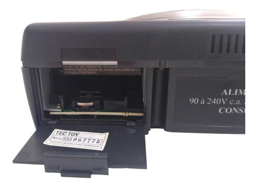 Sega Saturn Preto - Caixa + 1 Jogo